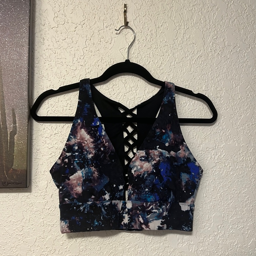 3 /$25 🏋🏻‍♀️ | ASKYA | Sports Bra | Galaxy Print | Size M